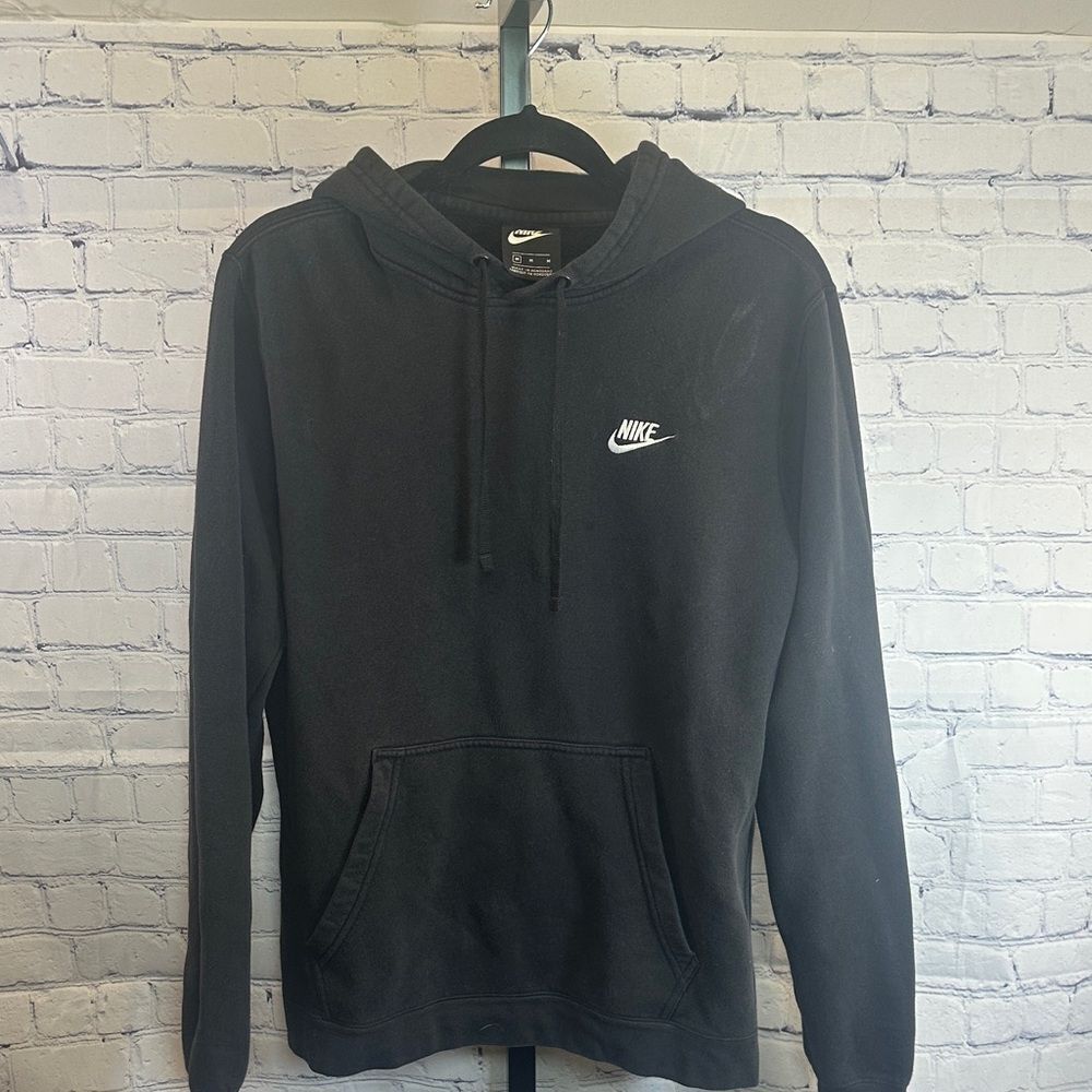 Nike Men's Black Pullover Hoodie Sz Med